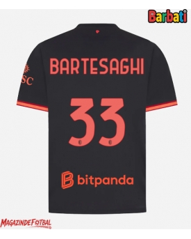 AC Milan Davide Bartesaghi #33 Tricou Fotbal Replică 2026-27 Barbati Treilea